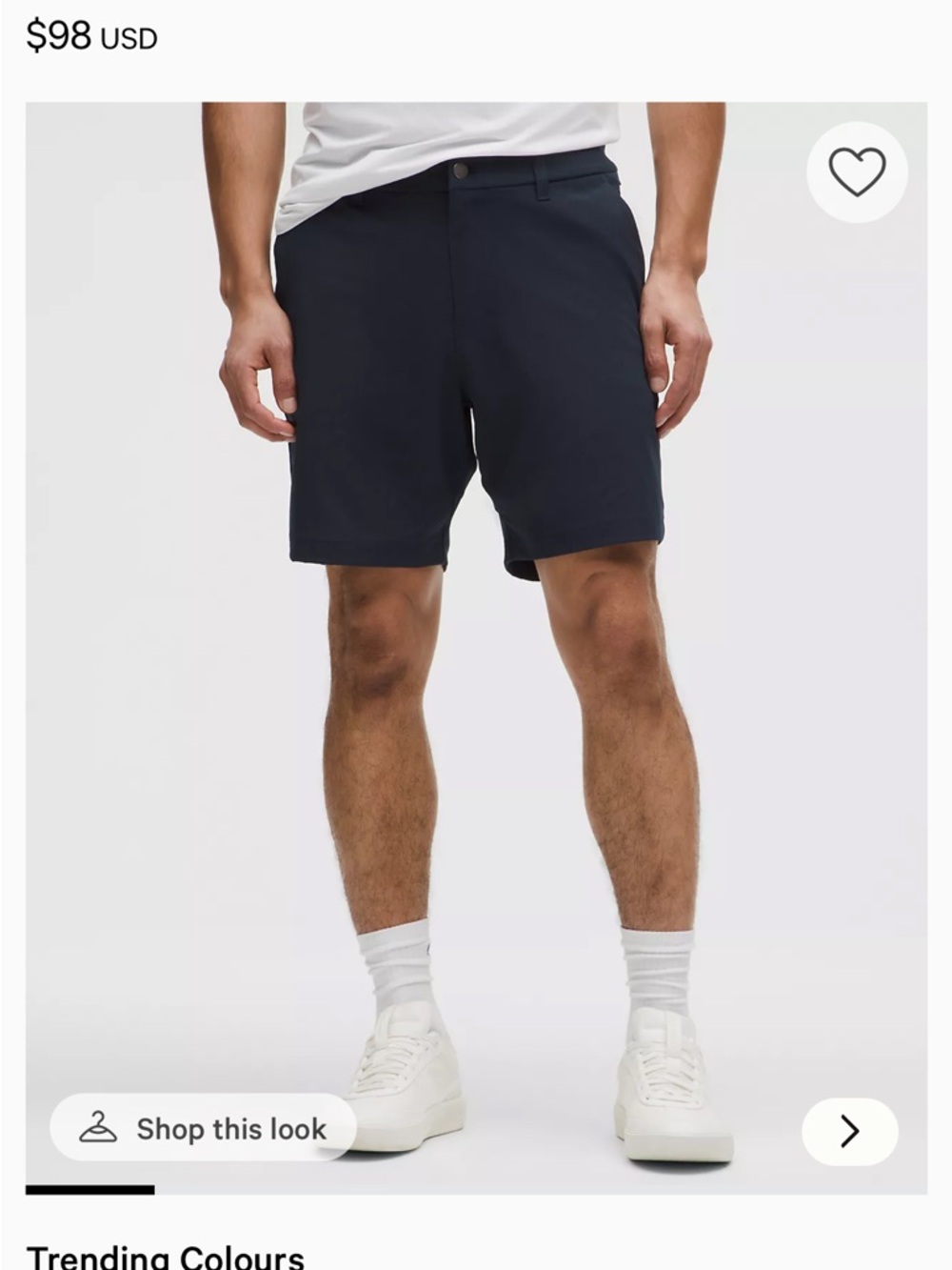 bundle of lululemon Men's Navy and chino Performance Shorts Size 32